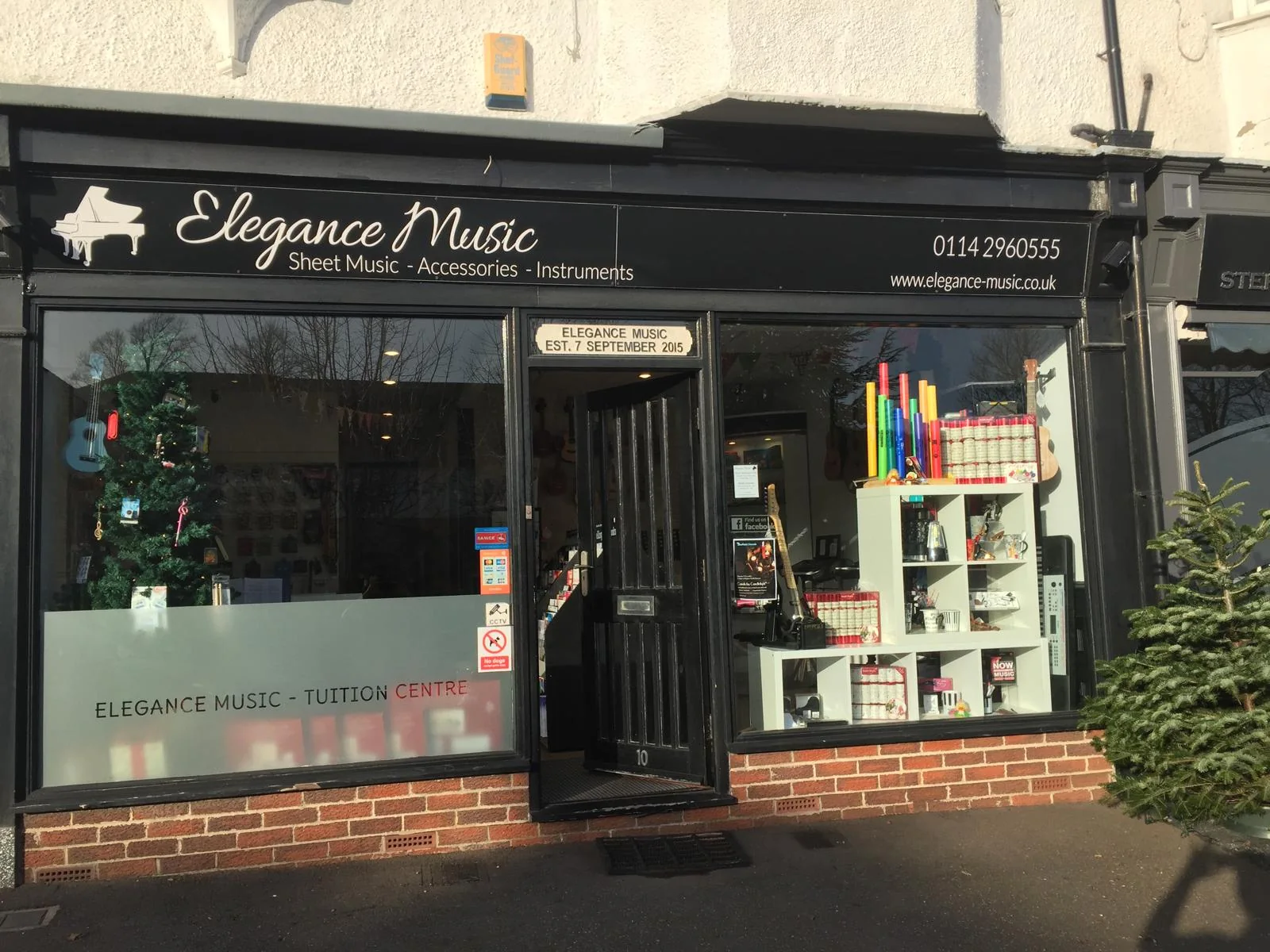 Elegance Music shopfront in Millhouses, Sheffield