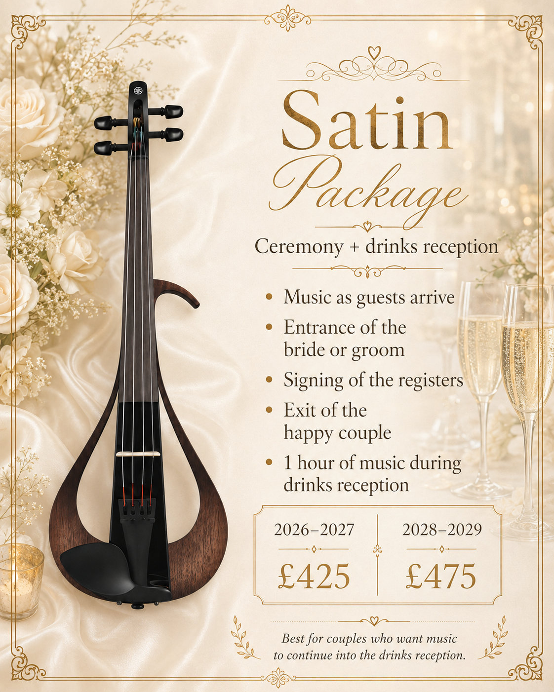 Satin package artwork